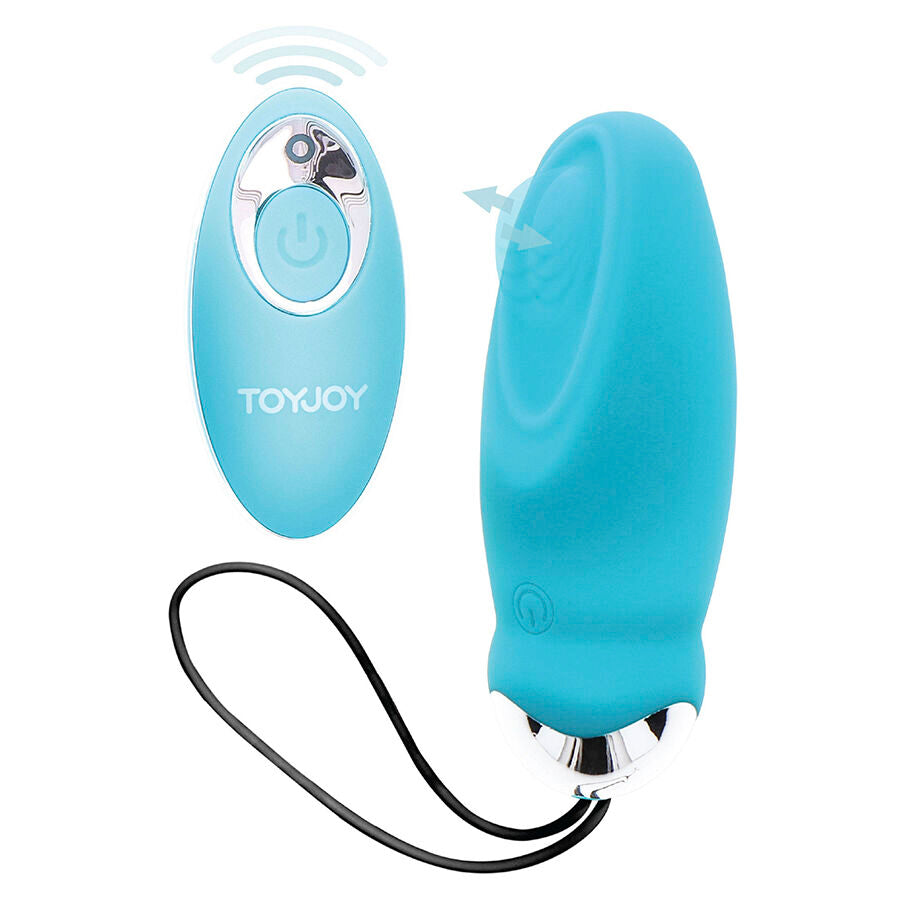TOYJOY - VIBRATORE HAPPINESS SONO COS EGGCITED CON TELECOMANDO BLU