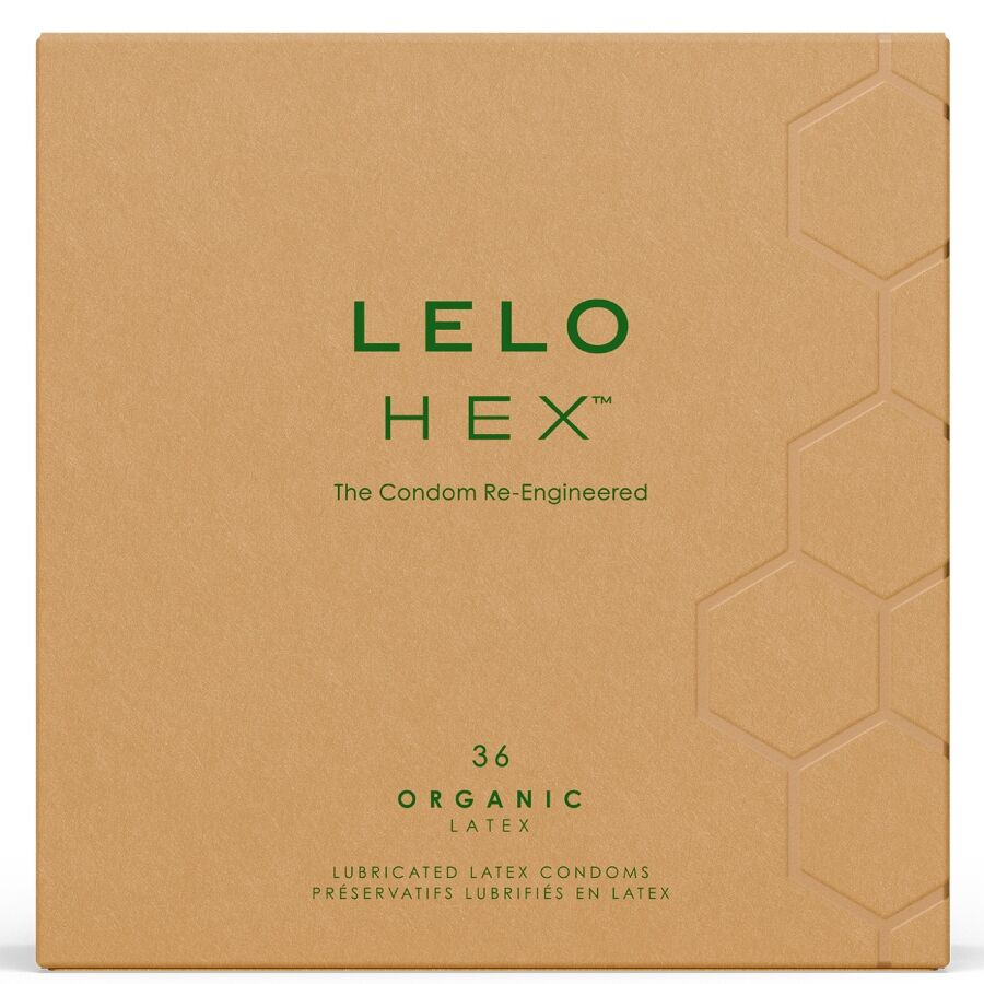 LELO - PRESERVATIVI ORGANICI HEX CONFEZIONE DA 36 UNIT