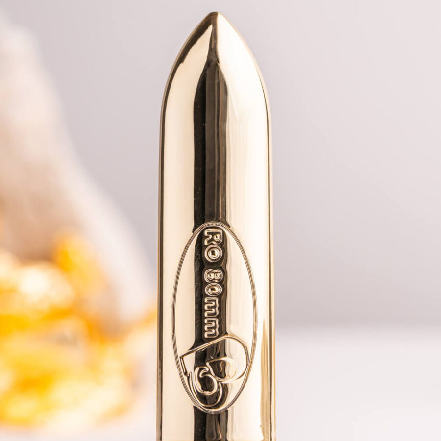 ROCKS-OFF - PROIETTILE VIBRANTE RO-80 CHAMPAGNE GOLDEN