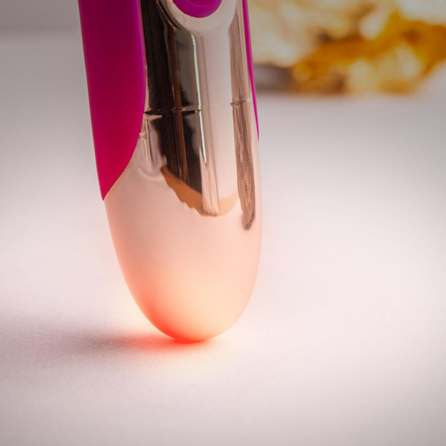 ROCKS-OFF - ORIEL VIBRATORE A BACCHETTA FLESSIBILE FUCSIA