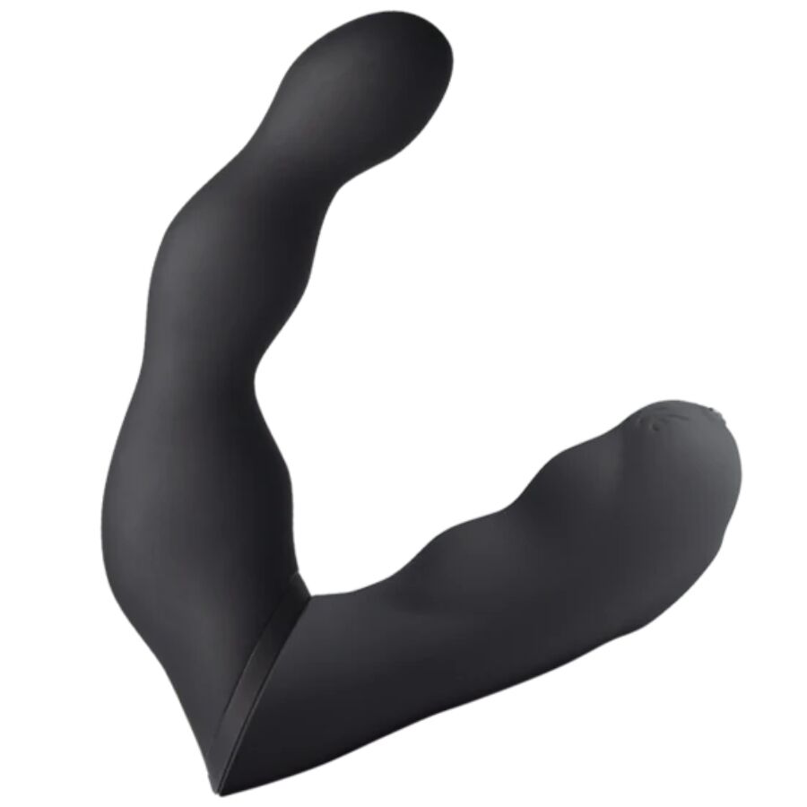 ROCKS-OFF - ADATTATORE NERO PER VIBRATORE PROSTATICO E ANALE