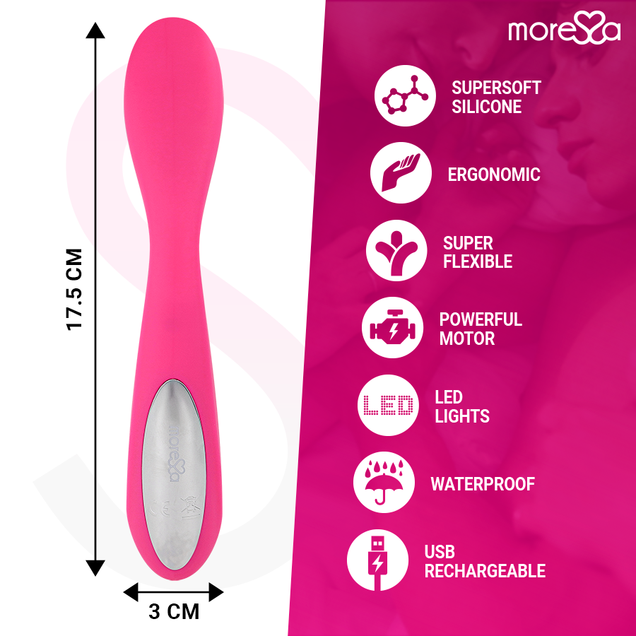 MORESSA - DRUSO PREMIUM SILICONE RICARICABILE