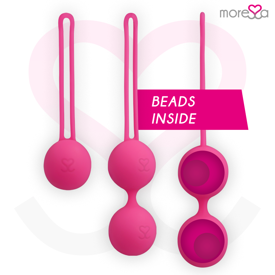 MORESSA - SET OSIAN PREMIUM SILICONE ROSA (Osian One - 51 g  Osian Two - 101 g  Osian Three 85 g)