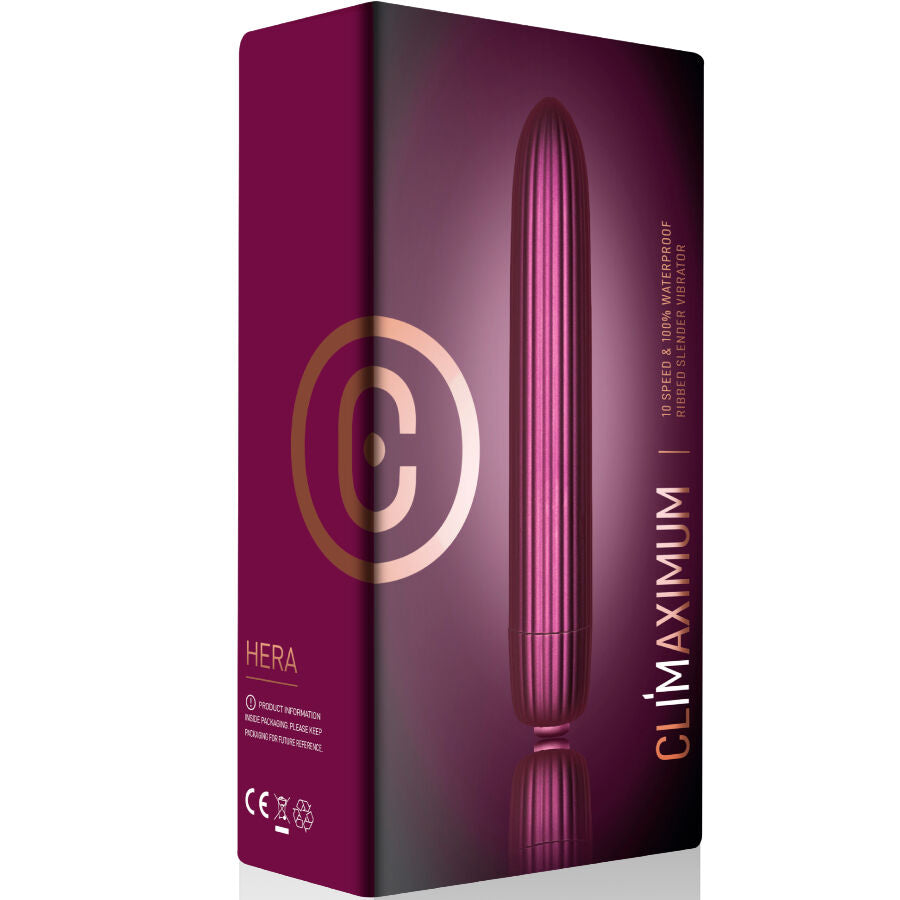 CLIMAXIMUM - VIBRATORE A PROIETTILE TESTURIZZATO HERA