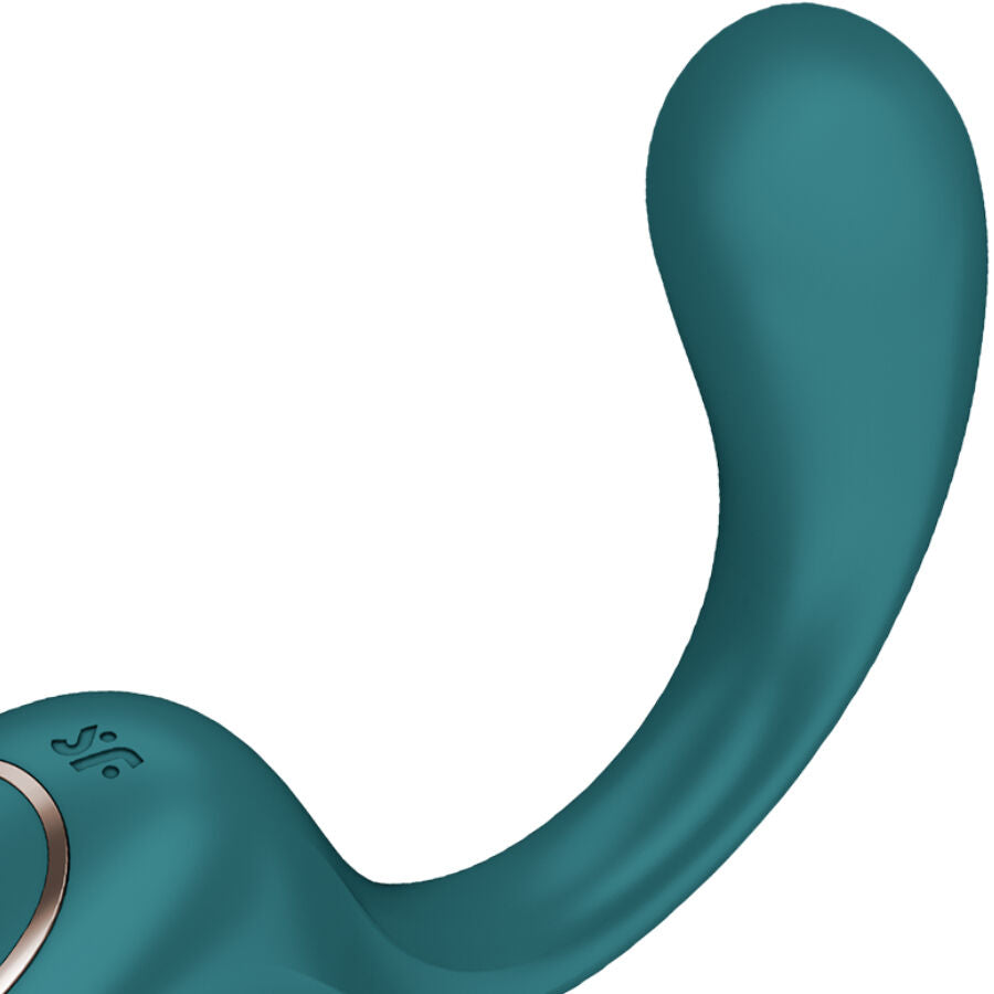 SATISFYER - G FOR GODDESS 2 VIBRATORE CONIGLIO VERDE BOTTIGLIA