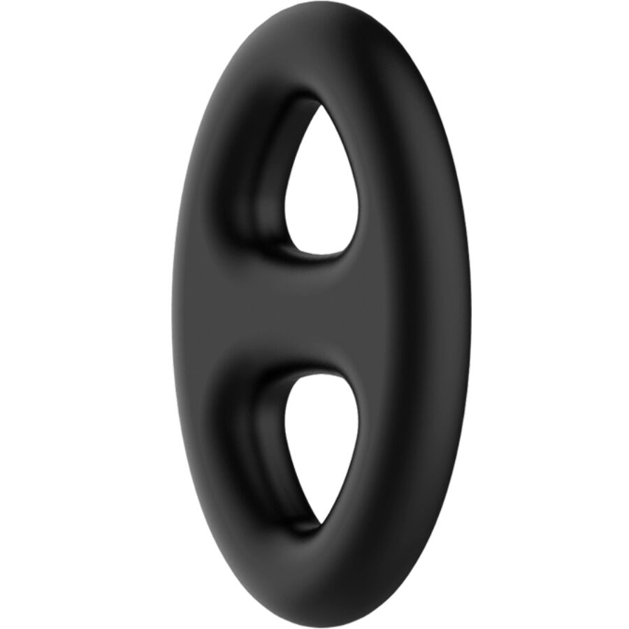 CRAZY BULL - ANELLO DOPPIO OVALE IN SILICONE