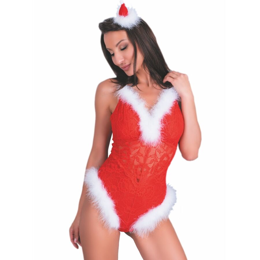 LIVCO CORSETTI FASHION - NAUGHTY SANTA LC 90706 BODY NATALIZIO L/XL