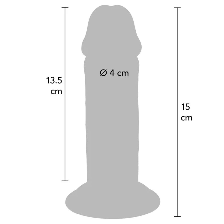 GET REAL - DONG DELUXE IN TPE A DOPPIA DENSIT 15 CM