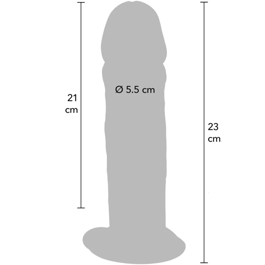 GET REAL - DONG DELUXE IN TPE A DOPPIA DENSIT 23 CM