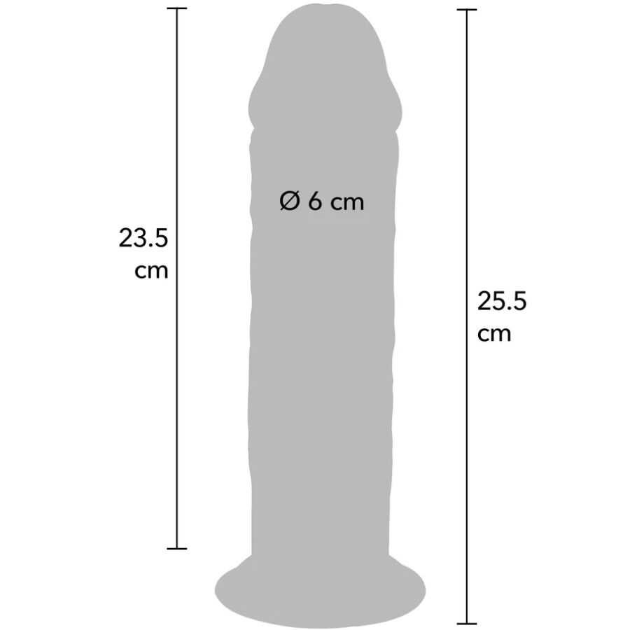 GET REAL - DONG DELUXE IN TPE A DOPPIA DENSIT 25,5 CM