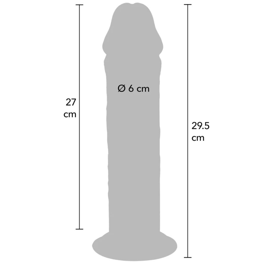 GET REAL - DONG DELUXE IN TPE A DOPPIA DENSIT 29,5 CM