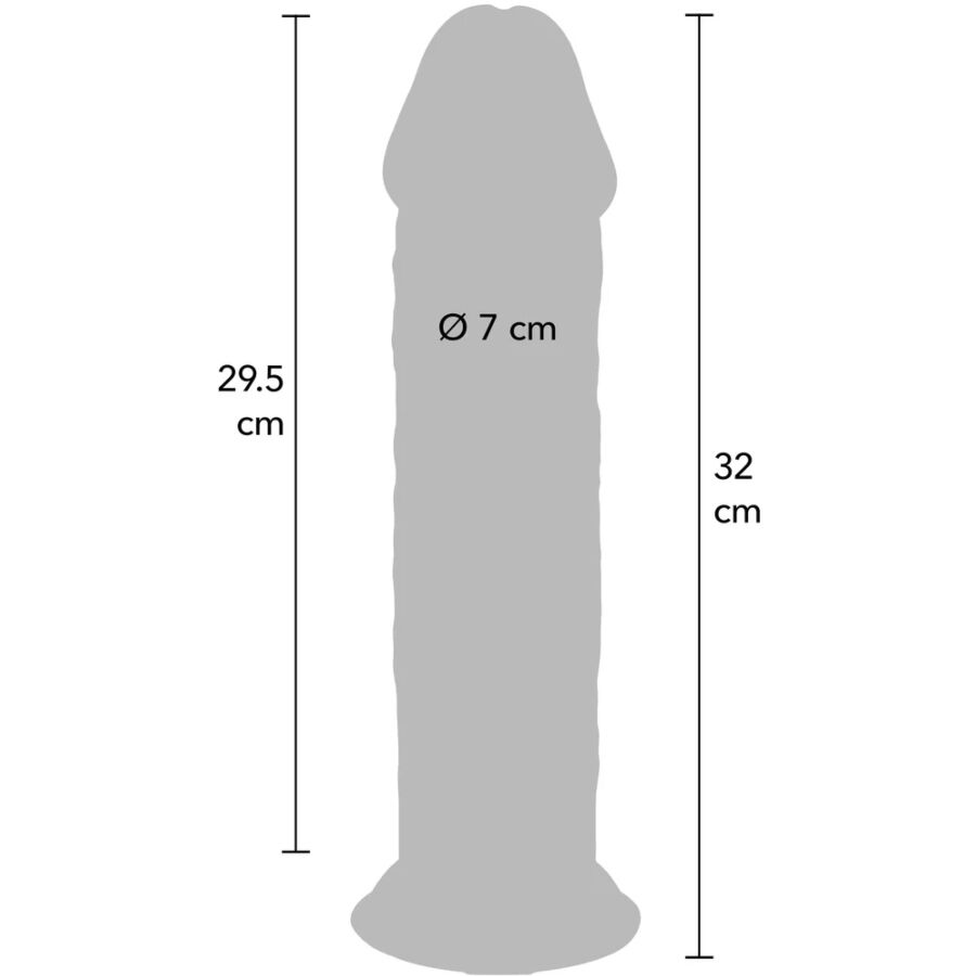 GET REAL - DONG DELUXE IN TPE A DOPPIA DENSIT 32 CM