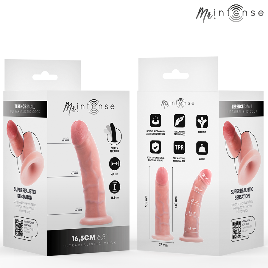 MR INTENSE - PICCOLO DILDO TERENCE 16,5 CM -- 4,6 CM