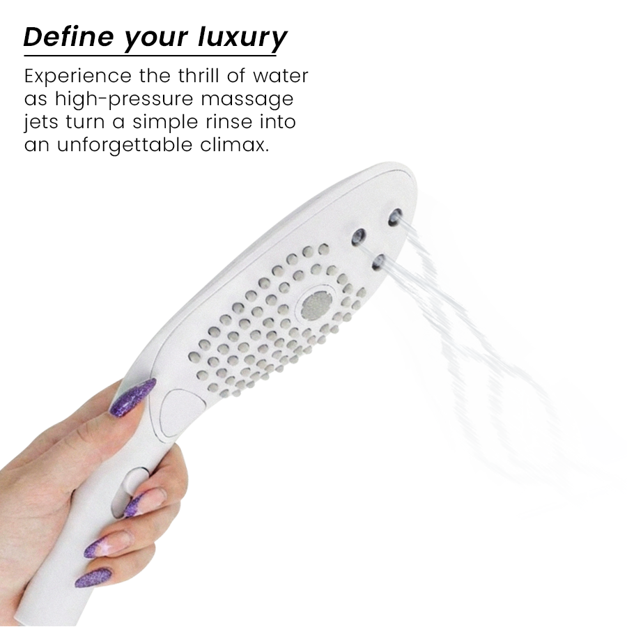 WOMANIZER - SOFFIONE DOCCIA STIMOLANTE CLITORIDEO WAVE BIANCO