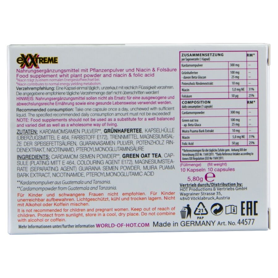 HOT - EXXTREME CAPSULE LIBIDO DONNA 10 UNIT