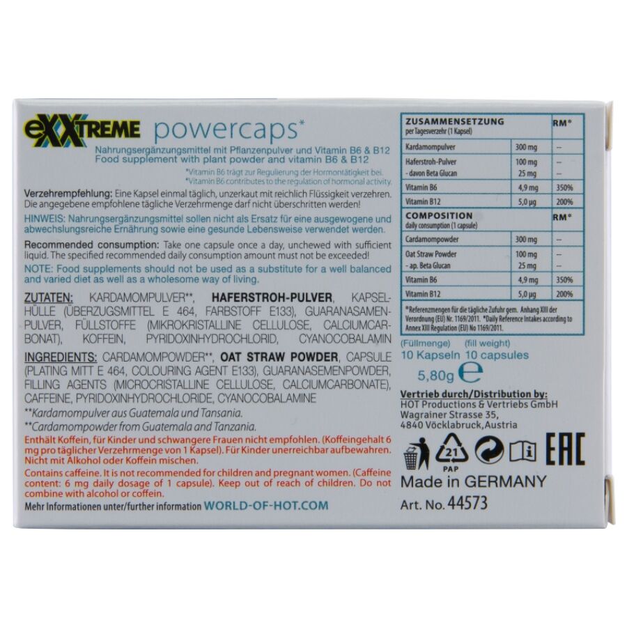 HOT - EXXTREME CAPSULE POWER UOMO 10 UNIT