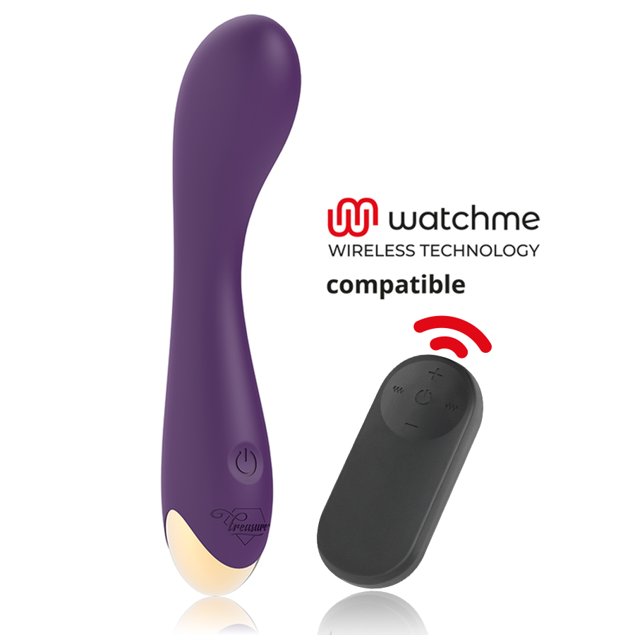 TREASURE - HANSEL VIBRATORE PUNTO G + TELECOMANDO WATCHME