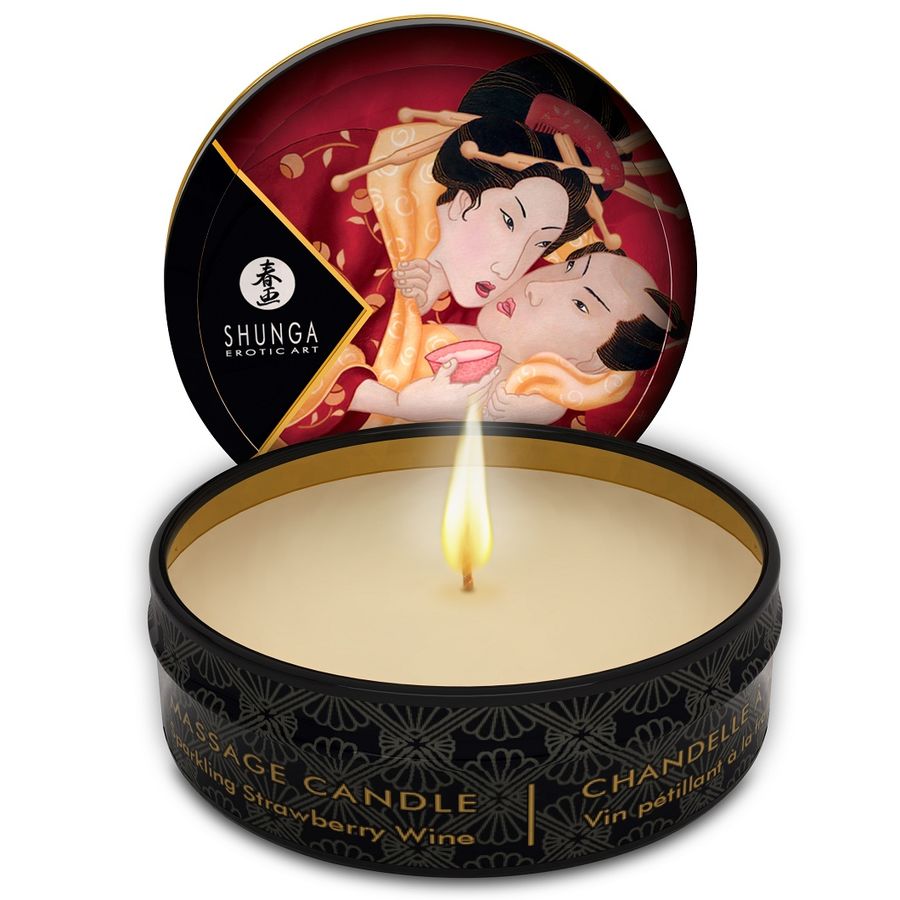 SHUNGA - MINI CARESS BY CANDLELIGHT ESPOSITORE CANDELE DA MASSAGGIO 24 UNIT