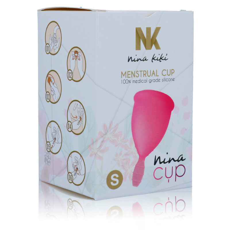 NINA KIK - COPPA MESTRUALE ROSA - TAGLIA S