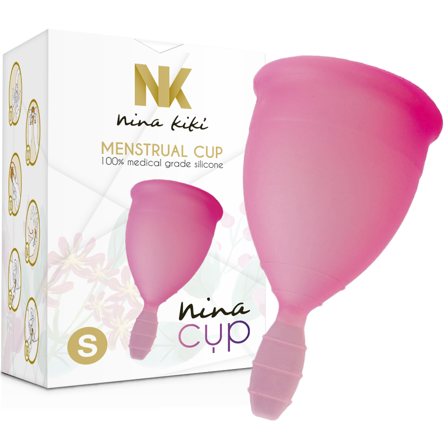 NINA KIK - COPPA MESTRUALE ROSA - TAGLIA S
