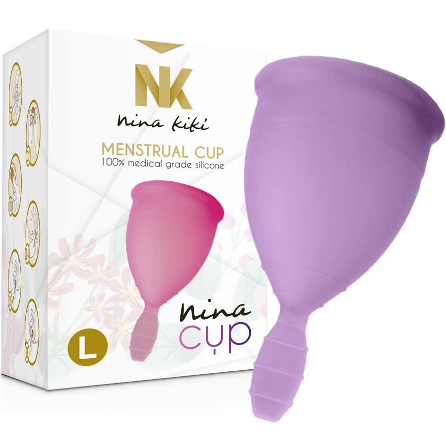 NINA KIK - COPPA MESTRUALE VIOLA - TAGLIA L