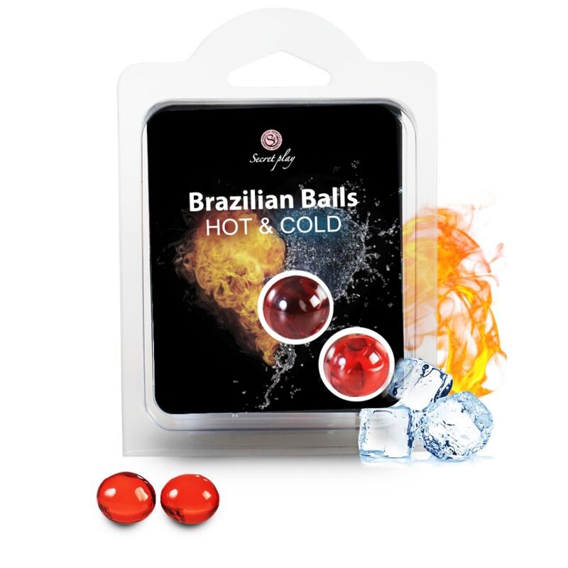 SECRETPLAY - PALLINE BRASILIANE EFFETTO CALDO E FREDDO 2 UNIT