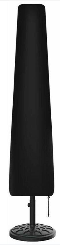 Copertura protettiva di colore nero per ombrellone in 210D Oxford PU Misure: 25/35x165H cm Resistente all'acqua, alla polvere e ai raggi UV