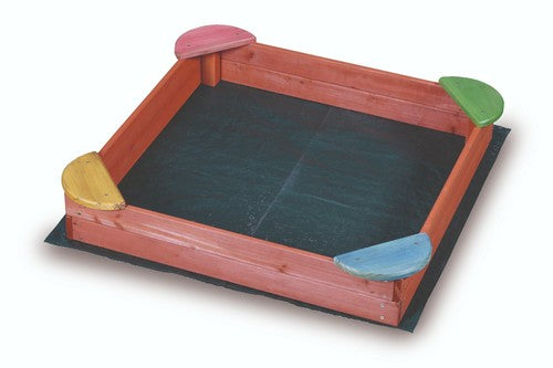 Garden Friend Sabbiera Fantasy in legno 100x100x17h 4 sedute